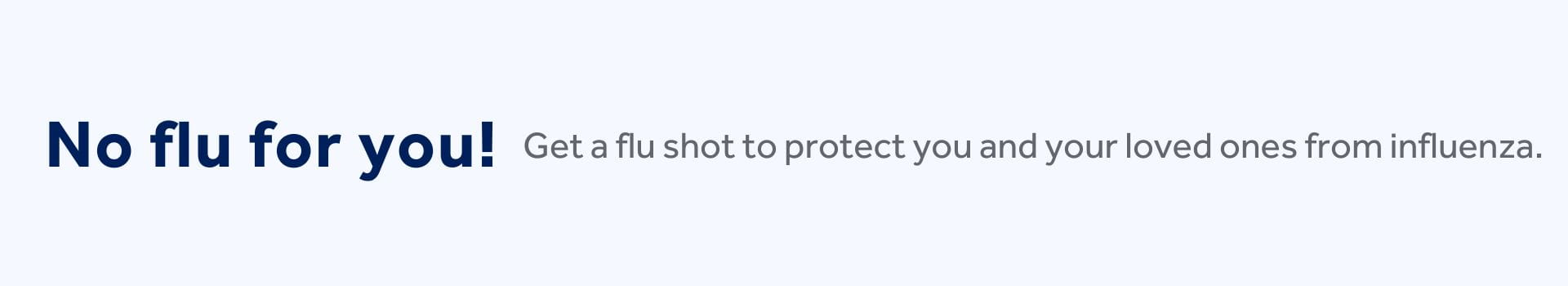 No flu for you image