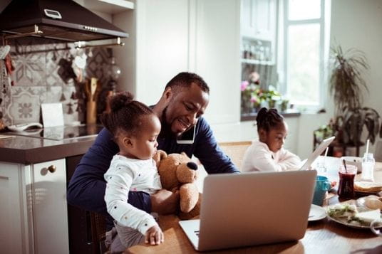 Busy dad email card